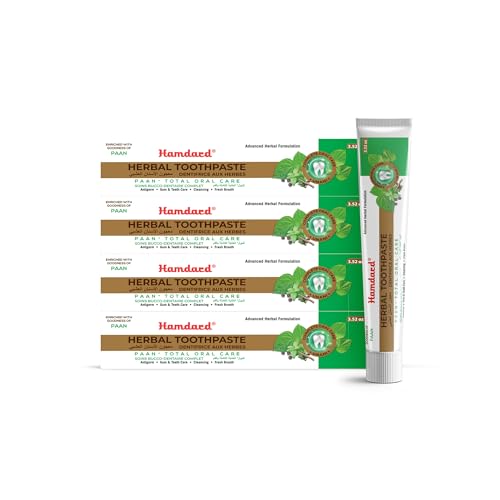 Hamdard PAAN Total Odor Care Toothpaste - 100g (Pack of 4)