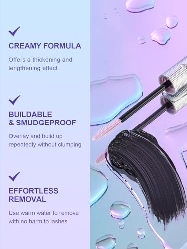SHEGLAM Flutter Wink Tubing Mascara - Lengthening & Volumizing Black Mascara