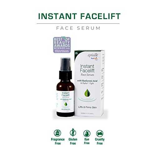 Hyalogic Instant Facelift Serum with HA & Pepha Tight - Lifts, Firms & Tightens Skin - 1 Oz