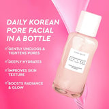 Glow Recipe PHA + BHA Face Toner - Pore Minimizer & Gentle Exfoliant for Glass Skin - Hydrating & Tightening with Hyaluronic Acid & Watermelon (40ml)