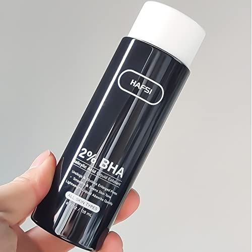 HAFSI 2% BHA Salicylic Acid Exfoliant Serum - Fights Blackheads & Enlarged Pores for Oily & Combination Skin - 118ml / 4 fl oz