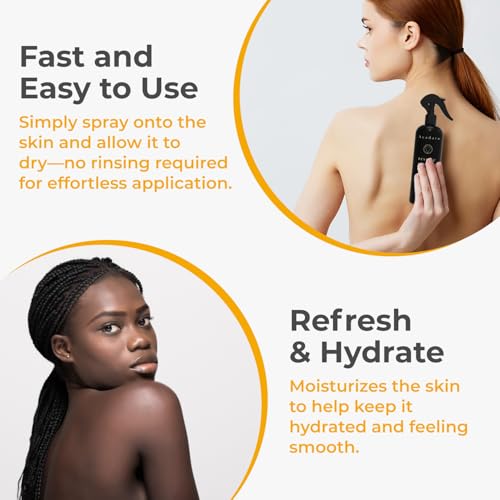 Large Bacne Treatment Body Spray, 8 fl oz, Salicylic & Tea Tree Oil for Hormonalبقى, Cystic Back, Chest Acne Spray, Teens Adults 2000 sprays