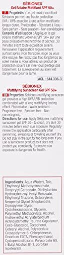 ACM Sebionex Mattifying Gel SPF 50 - Oil-Free Sun Protection (40ml)
