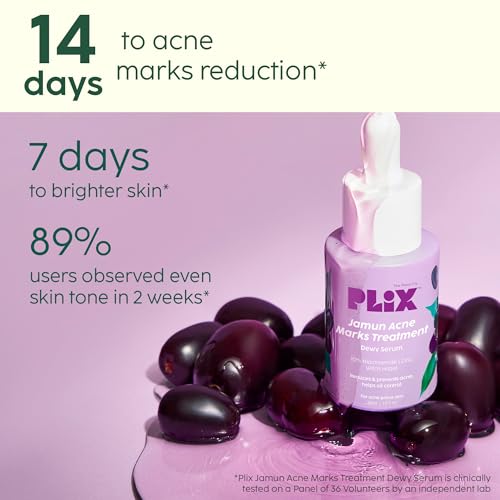 PLIX THE PLANT FIX Jamun Salicylic Acid Acne Treatment Combo: Cleanser, Serum & Moisturizer