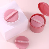 Cosmetic Puff Set with Box - Water Drop Round Double Side Soft Makeup Sponge