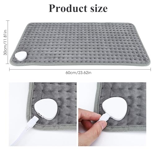 DHB tech Electric Physiotherapy Heating Pad - Back Pain & Cramps Relief (12x24in)