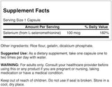 Swanson Selenium (L-Selenomethionine): Antioxidant Power (200 Capsules)