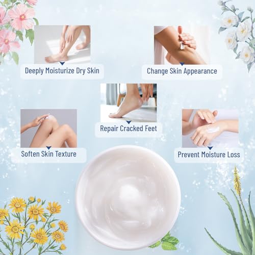 OUKEYA Urea Cream 42% + Salicylic Acid 2% - Deep Moisturizing for Dry Cracked Feet, Heels & Elbows - 50g