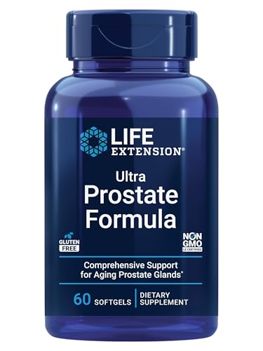 Life Extension Ultra Prostate Formula - 60 Softgels for Men's Health