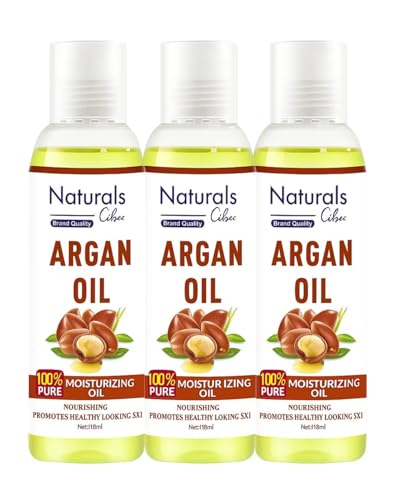 100% Pure Argan Oil Moisturizing 118ml Nourishing Hair Care Oil Pack of 3