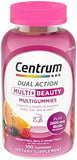 Centrum, Multi + Beauty Multigummies, Natural Cherry, Berry & Orange, 100 Gummies