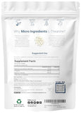Micro Ingredients L-Theanine 200mg with Magnesium Glycinate - 400 MCT Coconut Oil Softgels for Relaxation & Focus