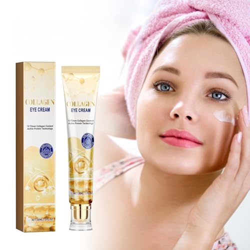 Collagen Eye Cream - Hydrates, Nourishes & Tightens Under Eye, Reduces Lines, 30ml