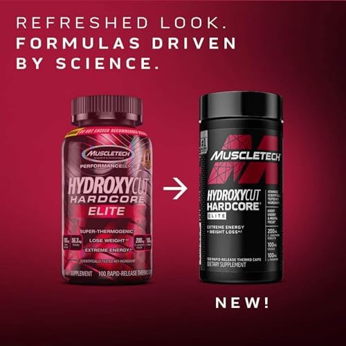 Muscletech Hydroxycut Hardcore Elite Weight Lose 100 Rapid-Release Thermo Caps