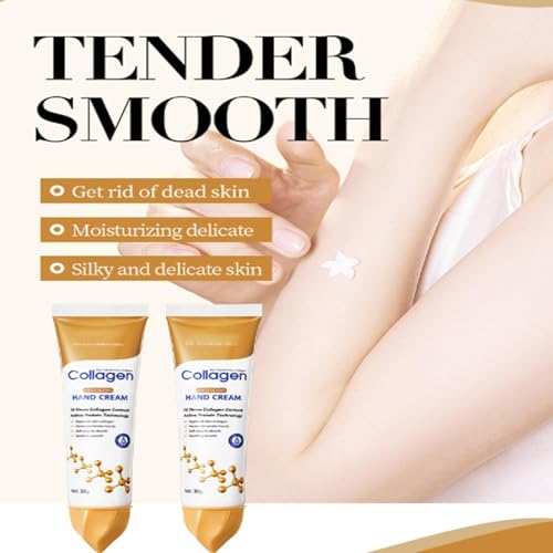 Collagen Anti-Aging Hand Cream - Intensive Moisturizing & Skin Replenishing (3-Pack)