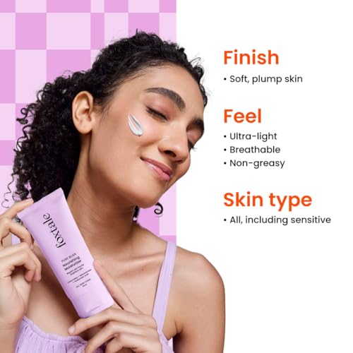 Foxtale Nourishing Ceramide Moisturiser for 72hrs of Hydrated, Glowing Skin