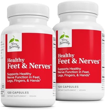 Terry Naturally Healthy Feet & Nerves: 2-Pack for Enhanced Support