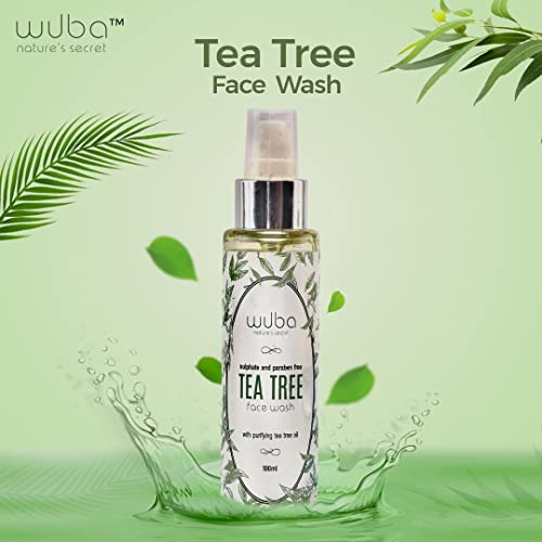 Wuba Nature's Secret Tea Tree Face Wash for Oily Skin (100ml)