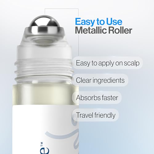 Be Bodywise Rosemary Hair Growth Serum Roll On 25ml - DHT Blocking Scalp Treatment with Redensyl & Anagain