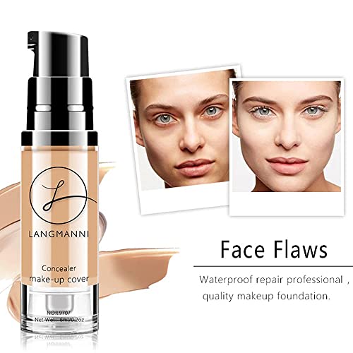 Full Coverage Matte Liquid Foundation & Oil Control Concealer