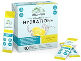 TERRA ORIGIN Healthy Hydration+ Electrolyte Powder Packets | Sugar Free, Gluten Free Drink Mix | Lemonade | 30 Servings (1-Pack)