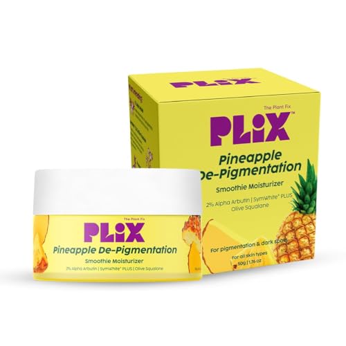 PLIX Skin Depigmentation Pineapple Face Cream | Dark Spot & Tan Removal with Alpha Arbutin (50g)