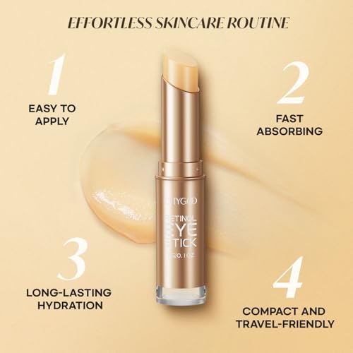 CityGoo Retinol Eye Stick with Collagen & Hyaluronic Acid for Puffiness, Dark Circles & Anti-Aging