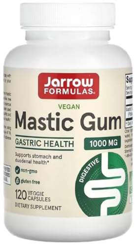 Jarrow Formulas Mastic Gum - 120 Capsules - Support Digestive Comfort