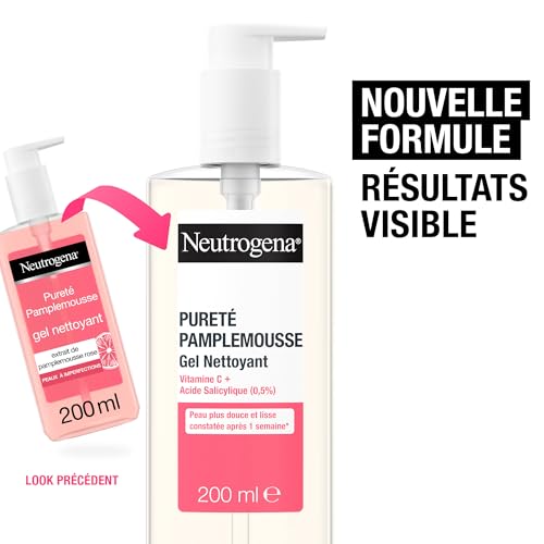 Neutrogena Grapefruit Purity Gel Facial Cleanser with Vitamin C & Salicylic Acid, 150ml