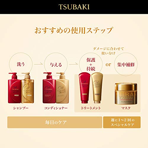 SHISEIDO Tsubaki Premium Moist Hair Treatment 180g - Deep Conditioning for Silky Hair