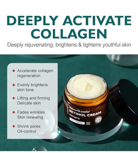 Dinalio & Vibrant Glamour Retinol Anti-Aging Cream Set