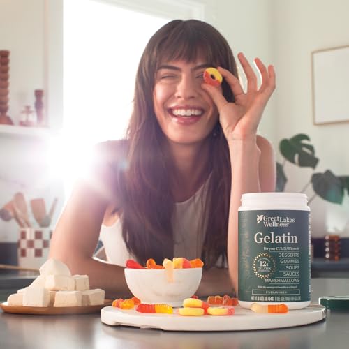 Great Lakes Wellness Beef Hide Gelatin - Unflavored Collagen Joint Care - 16 oz (454 g)