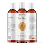 100% Pure Rice Bran Oil - 4 fl. oz. Carrier Oil for Skin & Hair