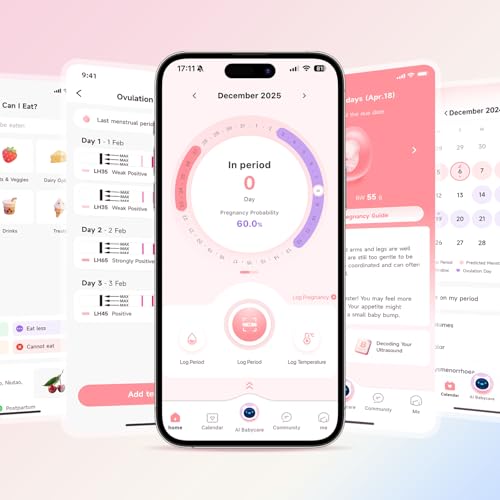 MomMed High Sensitivity Ovulation Test Strips (LH25) - 25 Strips with Collection Cups