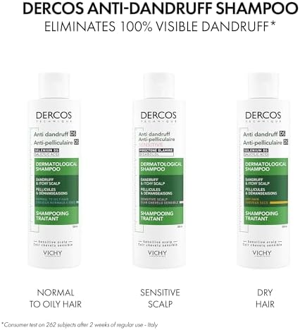 Vichy Dercos Anti-Dandruff Shampoo for Sensitive Scalp - 200ml