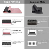 Eco-Friendly 6mm TPE Yoga Mat with Strap & Bag | Non-Slip Exercise Mat for Yoga, Pilates & Fitness