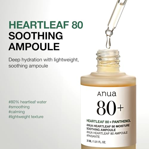 Heartleaf Korean Soothing Ampoule – Glass Skin, Hydration, Gentle Formula, Vegan & Non-Greasy