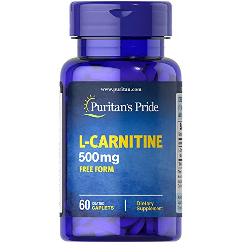 Puritan's Pride L-Carnitine 500mg Capsules - 60 Count for Muscle Recovery