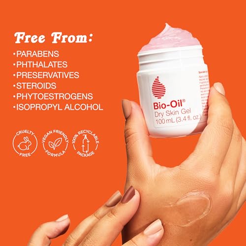 Bio-Oil Dry Skin Gel: Fast-Absorbing Hydration for Face & Body (6.7 fl oz)