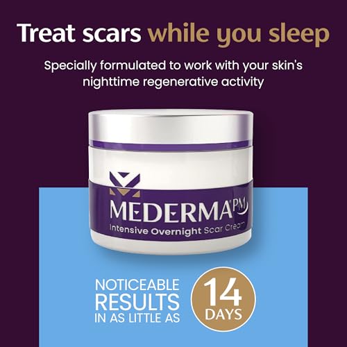 Mederma PM Overnight Scar Treatment - Gel with Vitamin E & BioComplex for Adult Scars