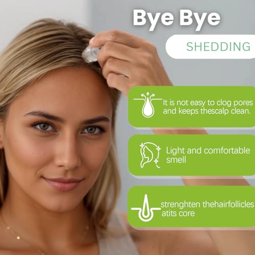 Hair Regrowth System - Advanced Growth Care with Peppermint & Ginger, Thicker Healthier Hair