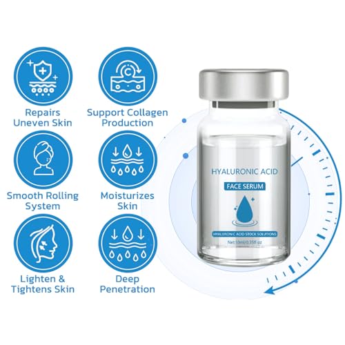 Hyaluronic Acid Essence Face Moisturizer - Hydrating Serum for Plump and Smooth Skin - 30ml