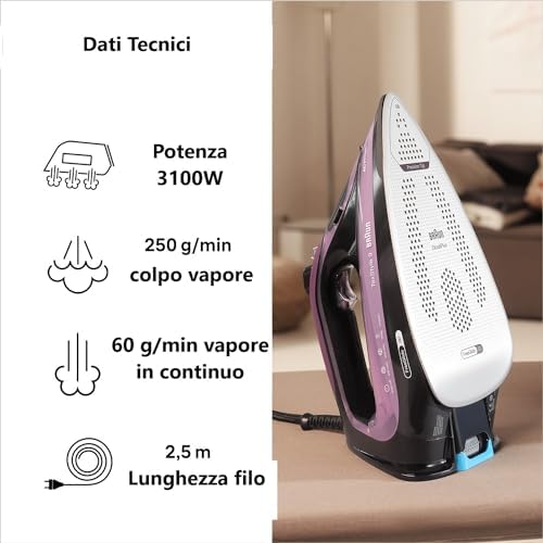 Braun Texstyle 9 Iron - Powerful Steam & Glide