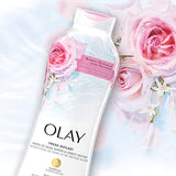 Olay Fresh Outlast Rose Water & Sweet Nectar Body Wash - 22 fl oz, 4 Count