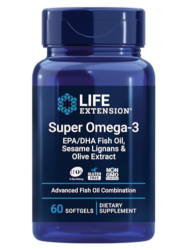 Life Extension Super Omega-3 Plus EPA/DHA Fish Oil 60 Softgels