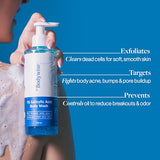 Be Bodywise 1% Salicylic Acid Exfoliating Body Wash - Prevents Body Acne & Bumpy Skin - 250ml