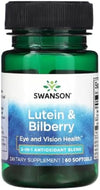 Swanson Lutein & Bilberry Eye Support - 60 Softgels