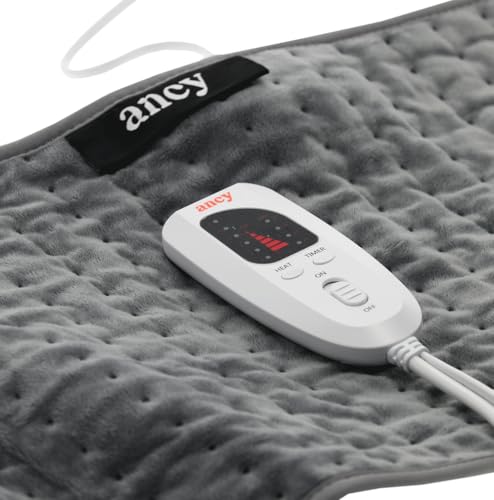 Ancy Electric Heating Pad - Back & Cramp Relief with 9 Heat Settings