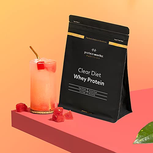 Protein Works Clear Diet Whey Isolate - Orange & Mango - Zero Sugar & Fat - 20 Servings