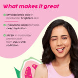 PLIX Guava Glow Dewy Serum (10% Vitamin C) & Smoothie Moisturizer Duo for Radiant Skin